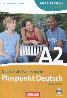 Паперова книга «Pluspunkt Deutsch. Deutsch als Zweitsprache. Arbeitbuch Teilband A2/1 (+CD)», авторів Фридеріке Джин, Іоахим Шоте, Ютта Нейманн - фото №1 - мініатюра