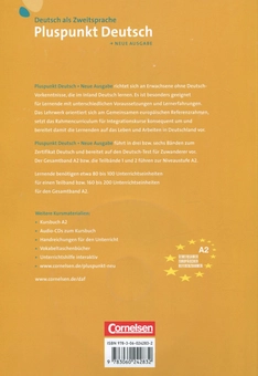 Паперова книга «Pluspunkt Deutsch. Deutsch als Zweitsprache. Arbeitbuch Teilband A2/1 (+CD)», авторів Фридеріке Джин, Іоахим Шоте, Ютта Нейманн - фото №2 - мініатюра