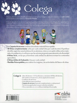 Бумажная книга «Colega 3. Carpeta de recursos. Material fotocopiable», авторов Мария Луиза Хортелано, Елена Гонсалес Хортелано - фото №2 - миниатюра