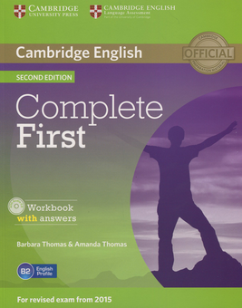 Паперова книга «Complete First Workbook with Answers (+ CD-ROM)», авторів Барбара Томас, Аманда Томас - фото №1 - мініатюра
