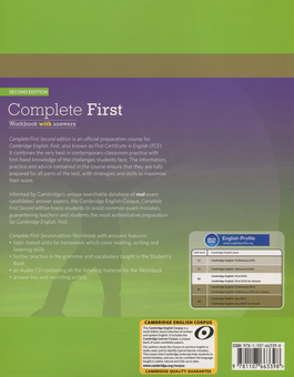 Паперова книга «Complete First Workbook with Answers (+ CD-ROM)», авторів Барбара Томас, Аманда Томас - фото №2 - мініатюра