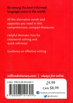 Паперова книга «Collins Gem English Thesaurus» - фото №3 - мініатюра