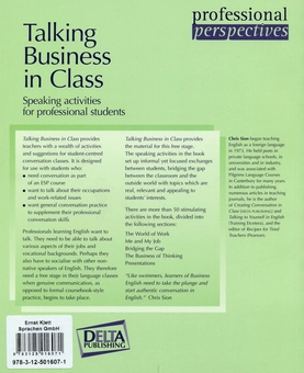 Бумажная книга «Talking Business in Class. Speaking activities for professional students», автор Крис Сайон - фото №2 - миниатюра