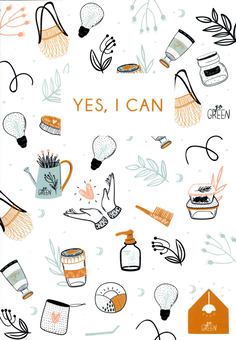 «Блокнот Hod.brand Yes, I can (30030000049)», бренда Hod.brand - фото №1 - миниатюра