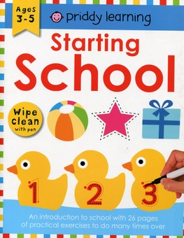 Паперова книга «Wipe clean book. Workbook starting school», автор Міс Бретертон - фото №1 - мініатюра