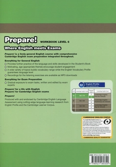 Паперова книга «Cambridge English Prepare! Level 6 Workbook», автор Девід Маккіган - фото №2 - мініатюра