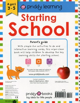 Паперова книга «Wipe clean book. Workbook starting school», автор Міс Бретертон - фото №2 - мініатюра