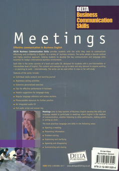 Бумажная книга «Meetings. Delta Business Communication Skills (+ CD-ROM)», автор Дэвид Кинг - фото №2 - миниатюра