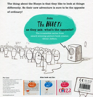Паперова книга «What's the Opposite? (The Hueys)», автор Олівер Джеферс - фото №2 - мініатюра