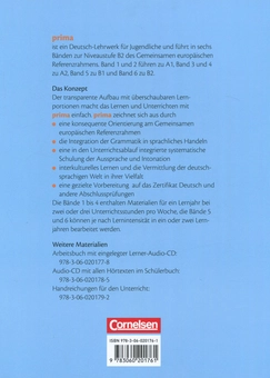 Паперова книга «Prima B1. Deutsch fur Jugendliche. Band 5 », авторів Фридеріке Джин, Лутц Рорманн, Магдалена Міхалак - фото №2 - мініатюра