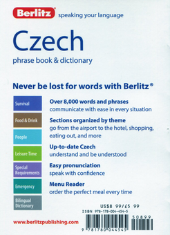 Бумажная книга «Czech. Phrase Book & Dictionary» - фото №2 - миниатюра