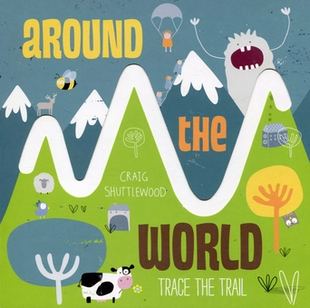 Бумажная книга «Around the World. Trace the Trail», автор Кэти Хейворт - фото №1 - миниатюра