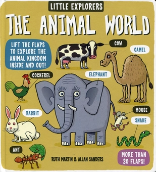 Паперова книга «Little Explorers: The Animal World», автор Рут Мартін - фото №1 - мініатюра