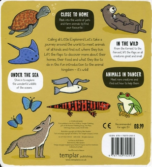 Паперова книга «Little Explorers: The Animal World», автор Рут Мартін - фото №2 - мініатюра