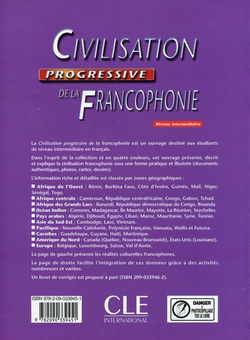 Паперова книга «Civilisation Progressive De La Francophonie: Avec 500 Activites (French Edition)», автор Джексон Нутчіе Нікі - фото №2 - мініатюра