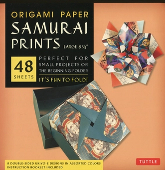 Паперова книга «Origami Paper Samurai Prints Large 8 1/4» - фото №1 - мініатюра