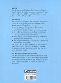 Бумажная книга «Prima В1. Deutsch fur Jugendliche. Band 5. Handreichungen fur den Unterricht», автор Фридерике Джин - фото №2 - миниатюра