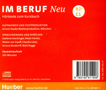 Бумажная книга «Im Beruf NEU B2+/C1 3 Audio-CDs», автор Сабина Шультер - фото №2 - миниатюра