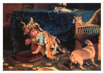 «Листівка Charles Burton Barber — A Monster (CB02)», бренду Artistic Card - фото №1 - мініатюра