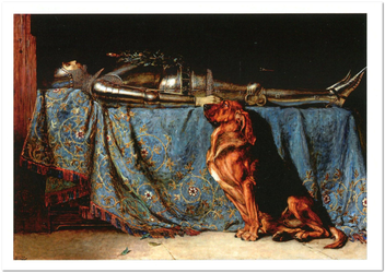 «Открытка Briton Rivière — Requiescat (BRI04)», бренда Artistic Card - фото №1 - миниатюра