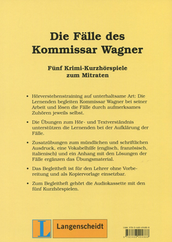 Бумажная книга «Die Fälle des Kommissar Wagner. Begleitheft», автор Уве Пласгер - фото №2 - миниатюра