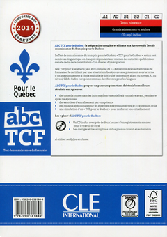 Паперова книга «ABC DELF TCF + LIVRET + CD Audio NE - version Quebec (French Edition) », авторів Бруно Мегре, Себастьєн Портеллі - фото №2 - мініатюра
