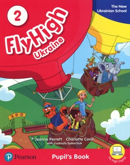 Паперова книга «Fly High. Level 2. Pupi's Book », авторів Жанна Перретт, Шарлотт Ковілл, Людмила Сидорчук - фото №2 - мініатюра