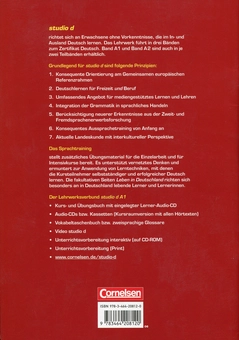 Бумажная книга «Studio d A1: Deutsch als Fremdsprache: Sprachtraining: Teilband 1», авторов Рита Мария Ниман, Донг Ха Ким - фото №2 - миниатюра