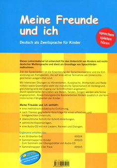 Бумажная книга «Meine Freunde und ich. Deutsch als Zweitsprache für Kinder. Lehrerhandbuch mit Kopiervorlagen + Audio-CD», авторов Розелла Банати, Габриэле Книффка, Траудель Зибер, Геса Зиберт-Отт - фото №2 - миниатюра
