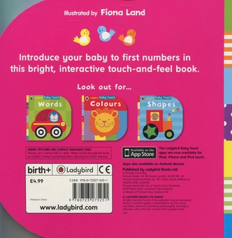 Паперова книга «Baby Touch: Numbers» - фото №2 - мініатюра
