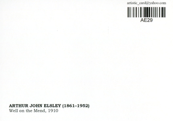  «Открытка Arthur John Elsley — Well on the Mend (AE29)», бренда Artistic Card - фото №2 - миниатюра