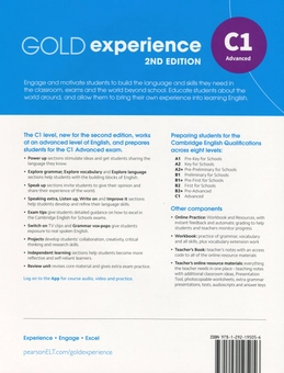 Бумажная книга «Gold Experience 2nd Edition C1 Student's Book», авторов Элейн Бойд, Линда Эдвардс - фото №2 - миниатюра