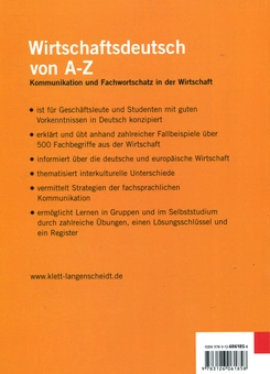Бумажная книга «Wirtschaftsdeutsch von A - Z. Kommunikation und Fachwortschatz in der Wirtschaft», авторов Розмари Бульманн, Аннелиза Фирнс, Эрик Леймбахер - фото №2 - миниатюра