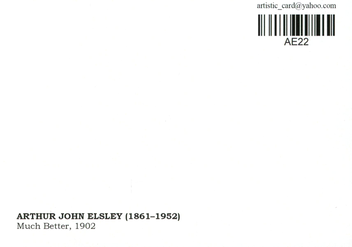 «Открытка Arthur John Elsley — Much Better (AE22)», бренда Artistic Card - фото №2 - миниатюра