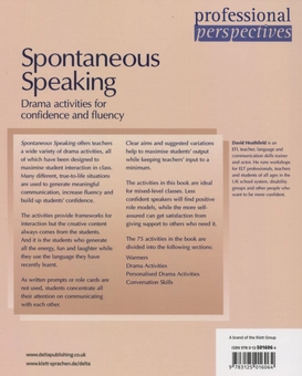 Паперова книга «Spontaneous Speaking. Drama activities for confidence and fluency», автор Девід Хетфілд - фото №2 - мініатюра