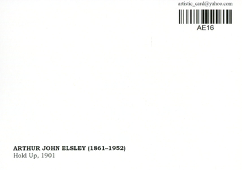 «Листівка Arthur John Elsley — Hold Up (AE16)», бренду Artistic Card - фото №2 - мініатюра
