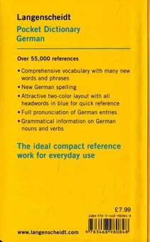 Паперова книга «Langenscheidt Pocket Dictionary German: Deutsch-Englisch/Englisch-Deutsch» - фото №2 - мініатюра