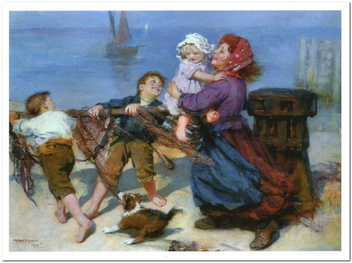 «Открытка Arthur John Elsley — Heave Ho (AE14)», бренда Artistic Card - фото №1 - миниатюра