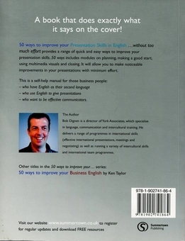 Бумажная книга «50 Ways to Improve Your Presentation Skills in English», автор Боб Дигнен - фото №2 - миниатюра