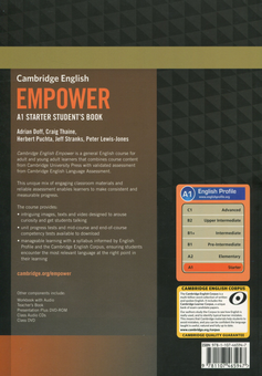 Бумажная книга «Cambridge English Empower A1. Starter Student's Book (+ Online access)», авторов Эдриан Дофф, Крейг Тайн, Герберт Пухта, Питер Льюис-Джонс - фото №2 - миниатюра