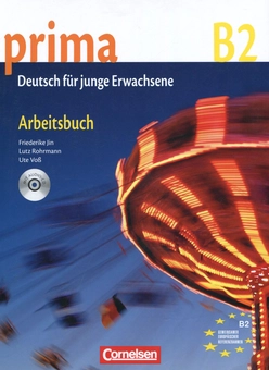 Паперова книга «Prima B2. Deutsch fur junge Erwachsene. Arbeitsbuch (+ CD)», авторів Фридеріке Джин, Лутц Рорманн, Уте Вос - фото №1 - мініатюра