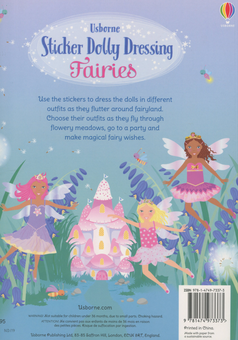 Паперова книга «Sticker Dolly Dressing Fairies», автор Лєоне Пратт - фото №3 - мініатюра