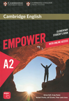 Бумажная книга «Cambridge English Empower A2. Elementary Student's Book (+ Online access)», авторов Эдриан Дофф, Крейг Тайн, Герберт Пухта, Питер Льюис-Джонс - фото №1 - миниатюра