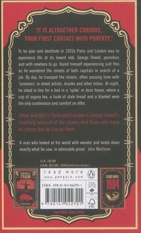 Бумажная книга «Down and Out in Paris and London», автор Джордж Оруэлл - фото №2 - миниатюра