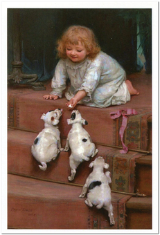«Открытка Arthur John Elsley — A Dead Heat (AE05)», бренда Artistic Card - фото №1 - миниатюра