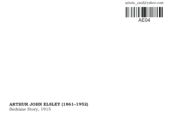  «Открытка Arthur John Elsley — Bedtime Story (AE04)», бренда Artistic Card - фото №2 - миниатюра