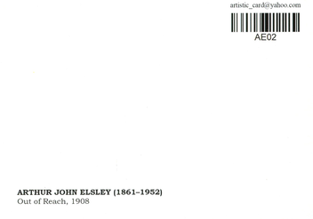 «Открытка Arthur John Elsley — Out of Reach (AE02)», бренда Artistic Card - фото №2 - миниатюра