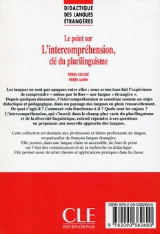 Паперова книга «Le point sur L'intercomprehension, cle du plurilinguisme», авторів П'єр Ескуде, П'єр Жанін - фото №2 - мініатюра