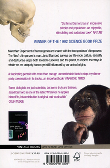 Бумажная книга «The Rise and Fall of the Third Chimpanzee. How Our Animal Heritage Affects the Way We Live», автор Джаред Даймонд - фото №2 - миниатюра