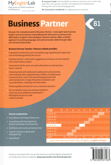 Паперова книга «Business Partner B1 Teacher's Resource Book with MyEnglishLab», автор Льюіс Ленсфорд - фото №2 - мініатюра